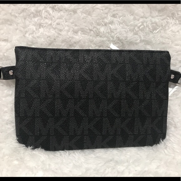 Michael Kors Black Belt Bag Fanny Pack Sz XL NEW - Picture 3 of 6